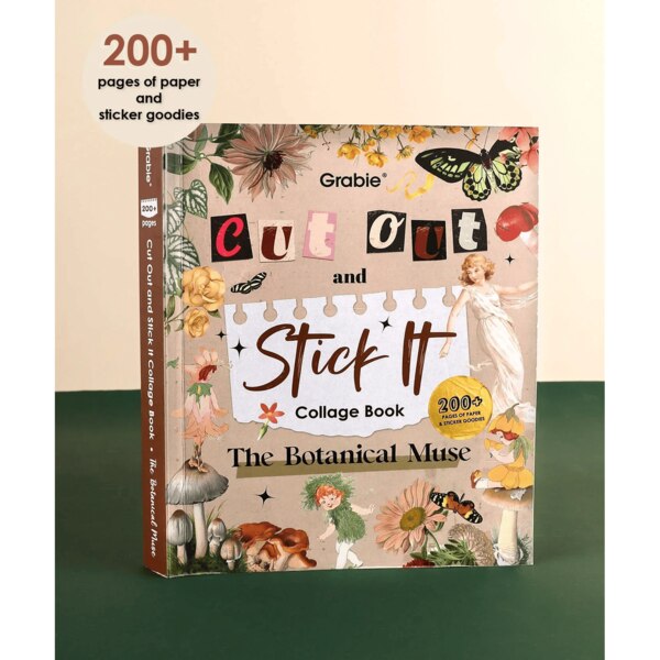 Cut Out and Stick It Collage Book - Botanical Muse